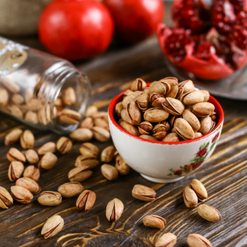 تصویر  پسته اکبری دستچین اعلا اناری300گرم